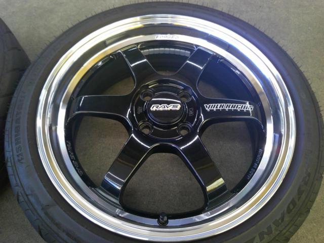RAYS(レイズ) VOLK RACING(ボルク レーシング) TE37 KCR  + SHIBATIRE(シバタイヤ) RYDANZ REVIMAX R23(280)