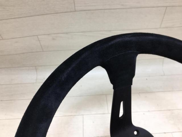 ノーブランド ディープコーンアルカンターラステアリング 350mm