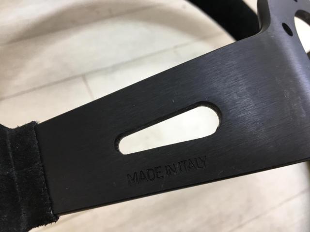 ノーブランド ディープコーンアルカンターラステアリング 350mm