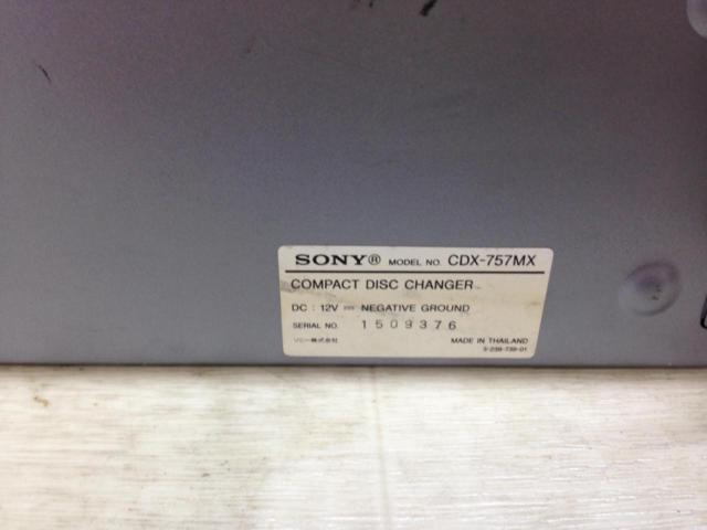 SONY
CDX-757MX
10-disc CD changer