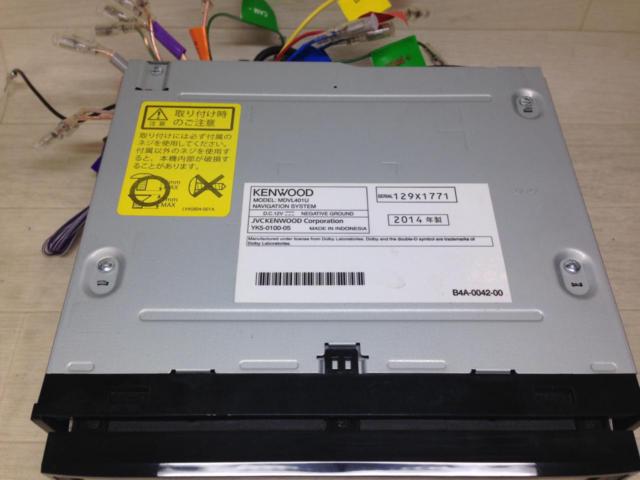 【KENWOOD】MDV-L401U 2013年地図データ