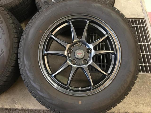 ESTROSA 10本スポークホイール  + YOKOHAMA(ヨコハマ) ice GUARD G075