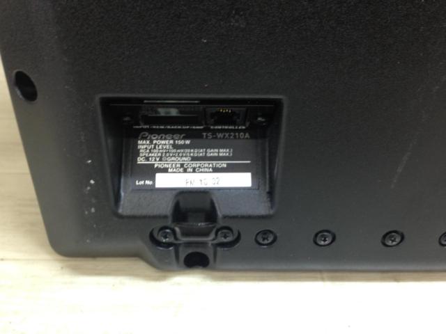 carrozzeria TS-WX210A チューンナップウーハー