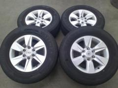 Toyota original (TOYOTA)
150 system Prado late
Original wheel
+
BRIDGESTONE (Bridgestone)
ALENZA
LX100
