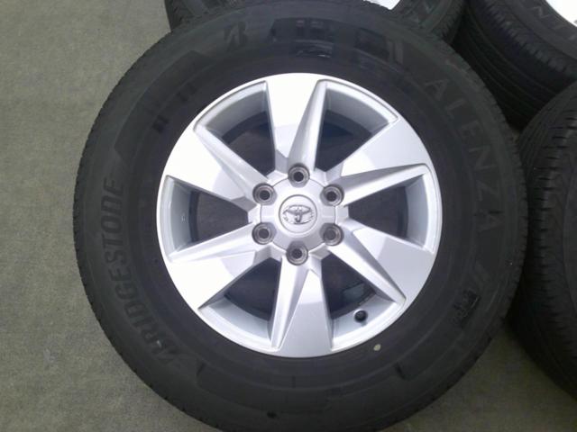 Toyota original (TOYOTA)
150 system Prado late
Original wheel
+
BRIDGESTONE (Bridgestone)
ALENZA
LX100