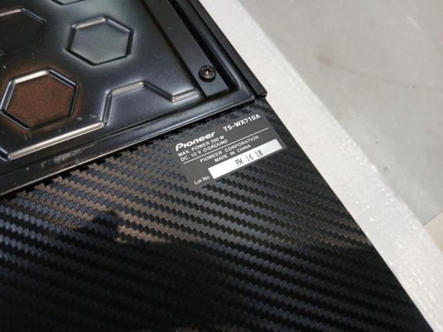 carrozzeria
TS-WX710A
Woofer speaker