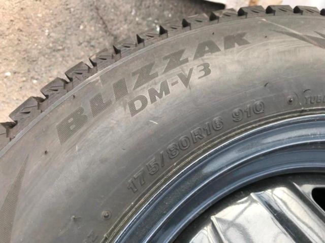 SUZUKI(スズキ) ジムニー純正 スチールホイール ・ BRIDGESTONE BLIZZAK DM-V3 4/4
