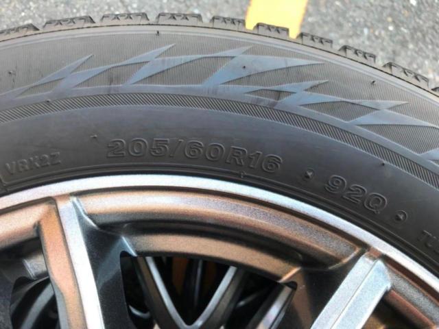 S-GE ツイン6ホンスポーク ・ BRIDGESTONE BLIZZAK VRX2 4/4
