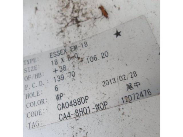 [Wheel only four set]
essex (Essex)
EM-18
(Type
EM)8Jx18+38
139.7-6H]