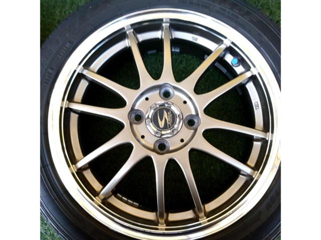 【ホイールのみ4本セット】 BADX S-HOLD LAGUNA 【5Jx15+45 100-4H 】