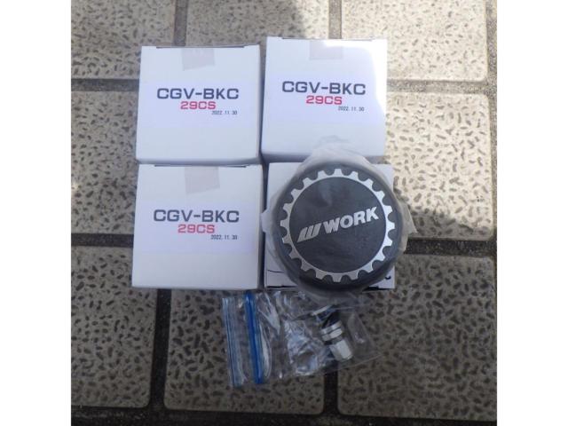 未使用!!【ホイールのみ4本セット】WORK CRAG GALVATRE カットクリア
