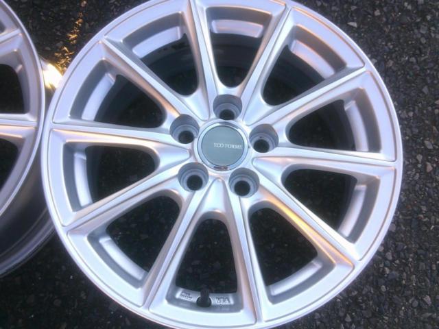 【平座ナット専用】BRIDGESTONE ECO FORME SE-15 15インチホイール 4本セット Z08074