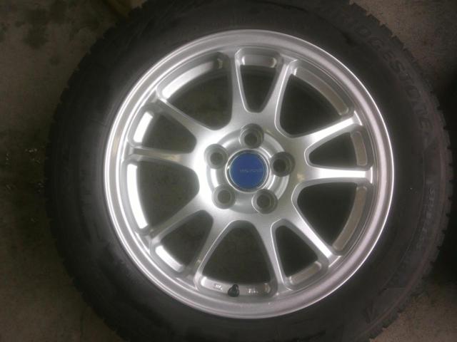 ※トヨタ平座※BRIDGESTONE ECO FORME SE-10 +BRIDGESTONE BLIZZAK VRX2 185/60-15 Z08028