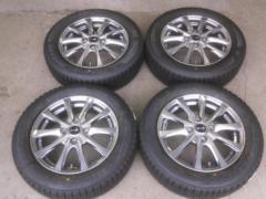 HOT STUFF Exceeder E07 + BRIDGESTONE BLIZZAK VRX2 155/65-14 4本セット Z08059
