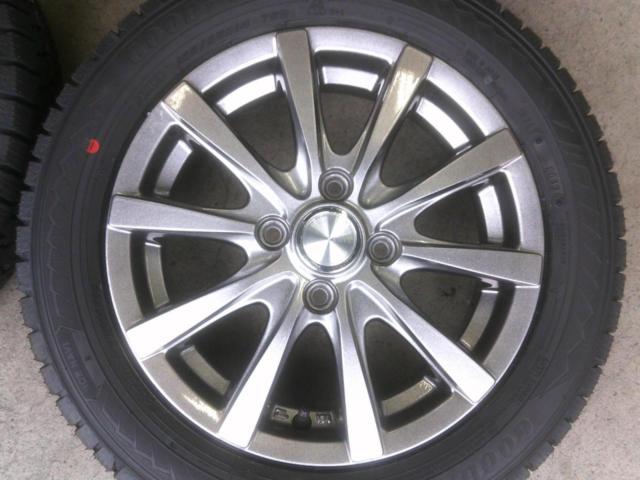 YOKOHAMA STANDARD WHEEL GRASS RX + GOODYEAR ICE NAVI  8 155/65-14 4本セット Z08061