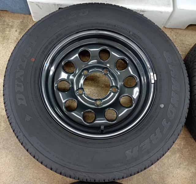 SUZUKI 純正 JB74系 ジムニーシエラ スチールホイール + DUNLOP GRANDTREK AT20 96S