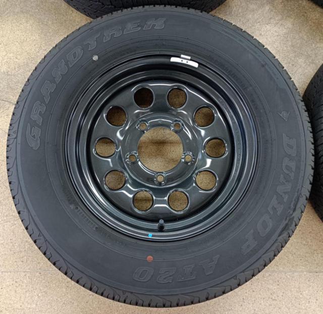 SUZUKI 純正 JB74系 ジムニーシエラ スチールホイール + DUNLOP GRANDTREK AT20 96S