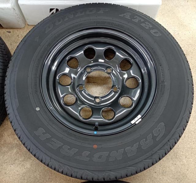 SUZUKI 純正 JB74系 ジムニーシエラ スチールホイール + DUNLOP GRANDTREK AT20 96S