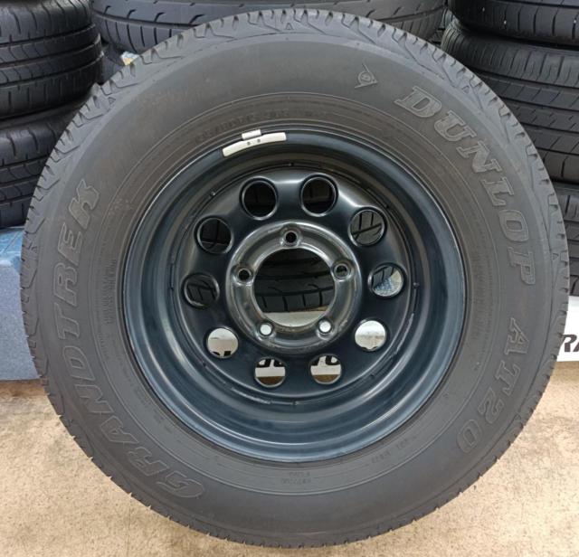 SUZUKI 純正 JB74系 ジムニーシエラ スチールホイール + DUNLOP GRANDTREK AT20 96S