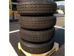 トヨタ純正  200系ハイエース純正 スチールホイール+BRIDGESTONE ECOPIa  RD613 107/105S LT