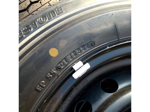 トヨタ純正  200系ハイエース純正 スチールホイール+BRIDGESTONE ECOPIa  RD613 107/105S LT