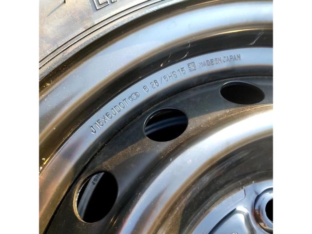 トヨタ純正  200系ハイエース純正 スチールホイール+BRIDGESTONE ECOPIa  RD613 107/105S LT