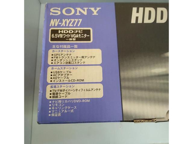 SONY
NV-XYZ77
6.5-inch wide VGA monitor HDD navigation system