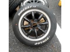 watanabe  RS-8 TYPE:FF + DUNLOP  DIREZZA ZⅢ  ※ロゴが白く塗られています。