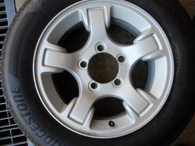 スズキ純正  ジムニー JB23W 4型純正ホイール  + BRIDGESTONE ALENZA LX100