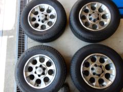 トヨタ純正 FJクルーザー オフロードパッケージ 純正ホイール  + MICHELIN LATITUDE TOUR