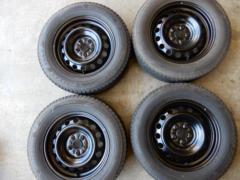 トヨタ純正 MXP10シエンタ Zグレード純正 スチールホイール  + BRIDGESTONE BLIZZAK VRX3