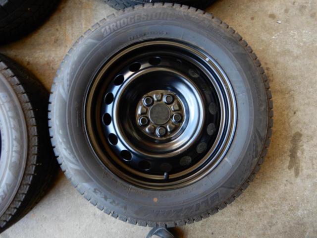 トヨタ純正 MXP10シエンタ Zグレード純正 スチールホイール  + BRIDGESTONE BLIZZAK VRX3