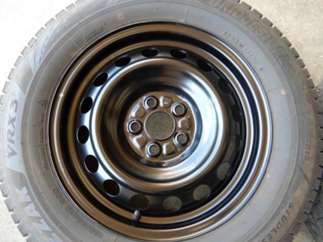 トヨタ純正 MXP10シエンタ Zグレード純正 スチールホイール  + BRIDGESTONE BLIZZAK VRX3