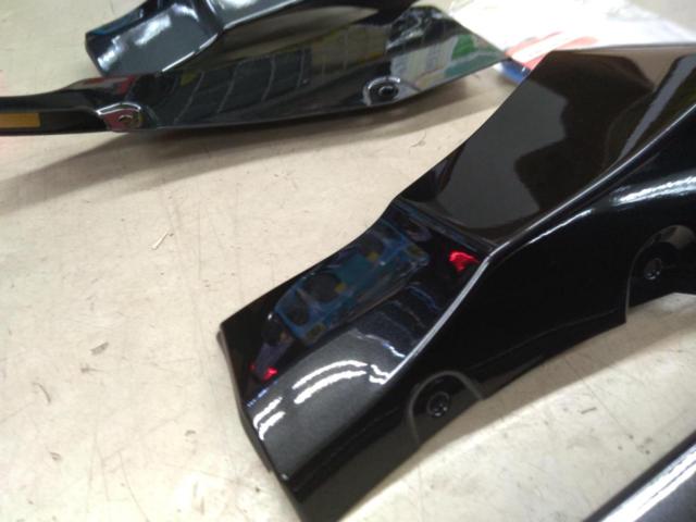 【MODELLISTA】GRAN BLAZE PHEV サイドスカート プレシャスブラックパール MSD4-448003-C1 ※欠品箇所あり
