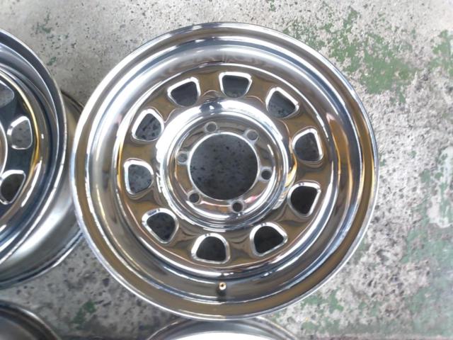 メーカー不明 メッキホイール