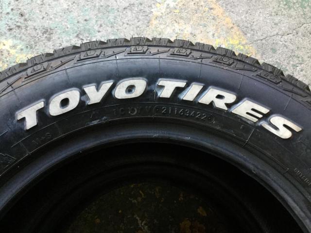 TOYOOPEN
CUNTRY
A / T
EX
※ 2 pcs set
With cracks*