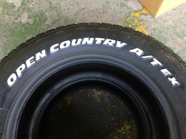 TOYOOPEN
CUNTRY
A / T
EX
※ 2 pcs set
With cracks*