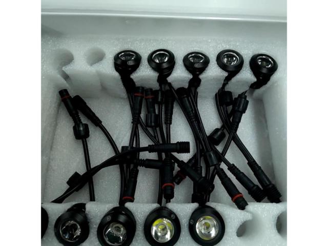 Embedded LED daytime running light kit
