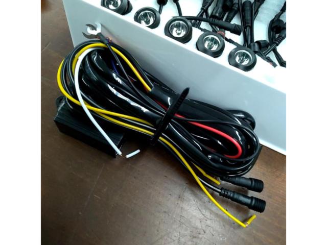 Embedded LED daytime running light kit