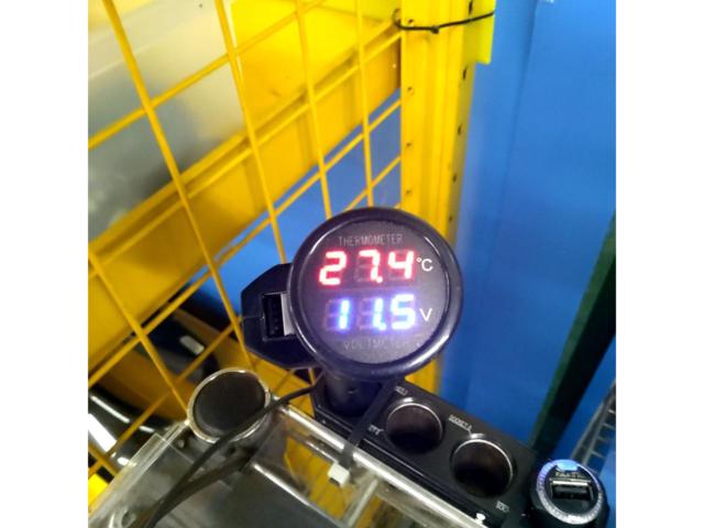 簡易型電圧計・温度計