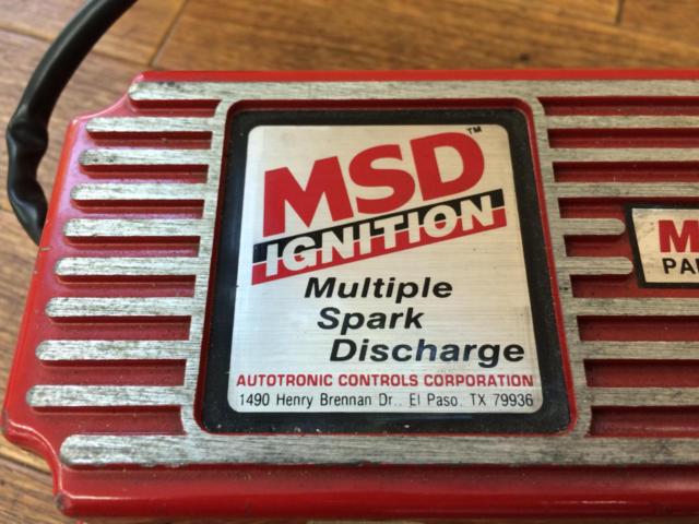 MSD
IGNITTION
MSD-6A
No.6200
Digital ignition control