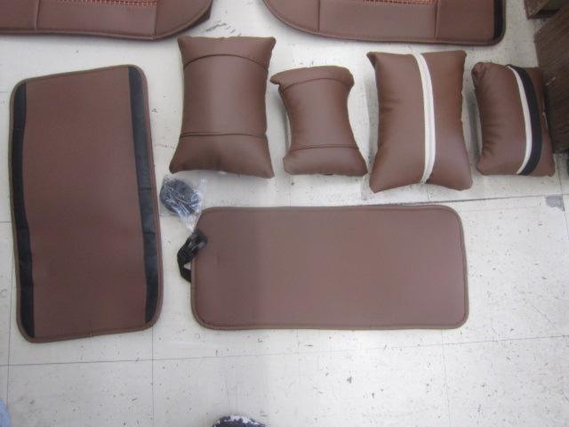 メーカー不明  汎用シートカバー(前面のみ)  ブラウン