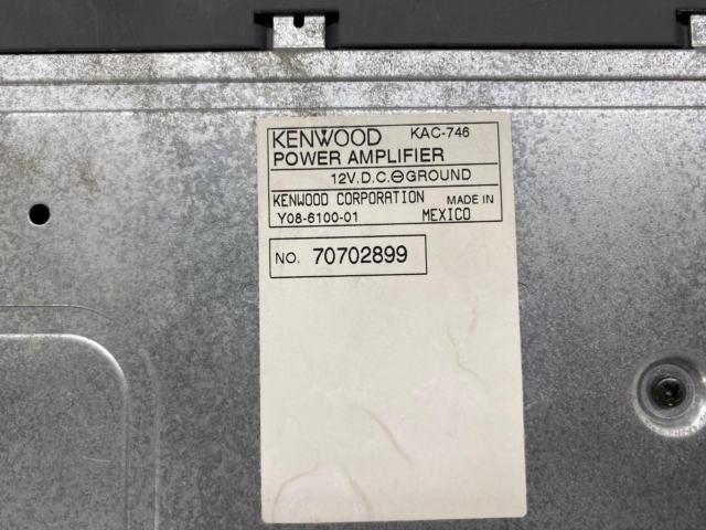 Wakeari
KENWOOD
KAC-746
4ch amplifier