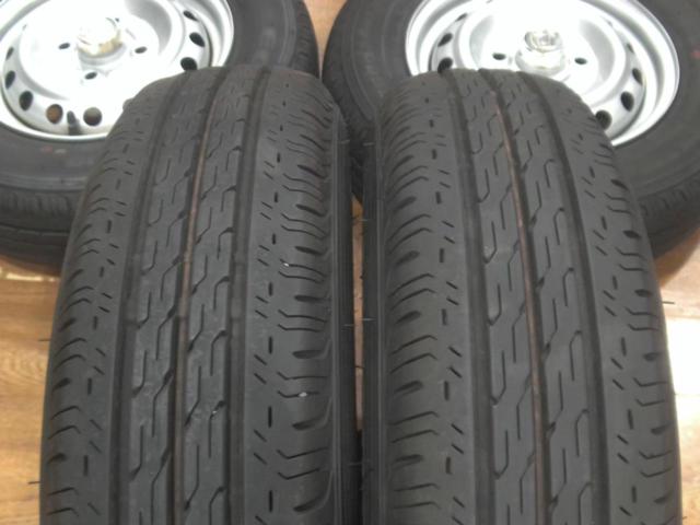 ホンダ純正 N-VAN スチールホイール+BRIDGESTONE ECOPIA R680 145/80R12 80/78N LT