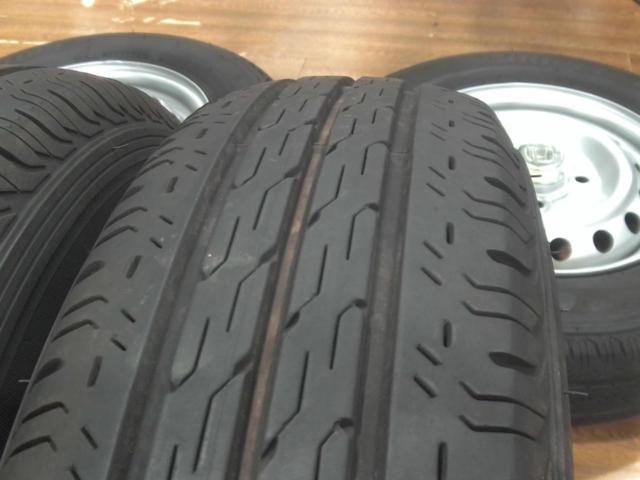 ホンダ純正 N-VAN スチールホイール+BRIDGESTONE ECOPIA R680 145/80R12 80/78N LT