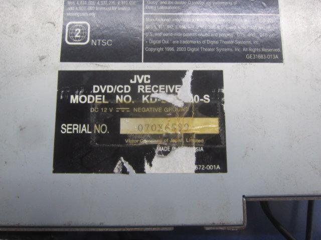JVC(ジェイブイシー) KD-DV5100-S CD/DVD デッキ
