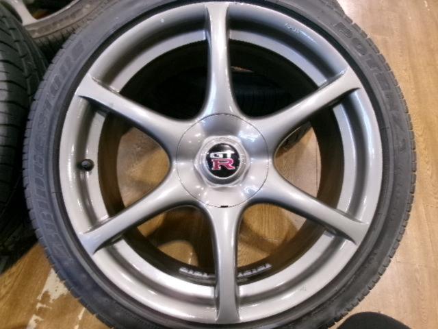 【日産純正】 スカイラインGT-R/BNR34純正+【BRIDGESTONE】POTENZA  RE040