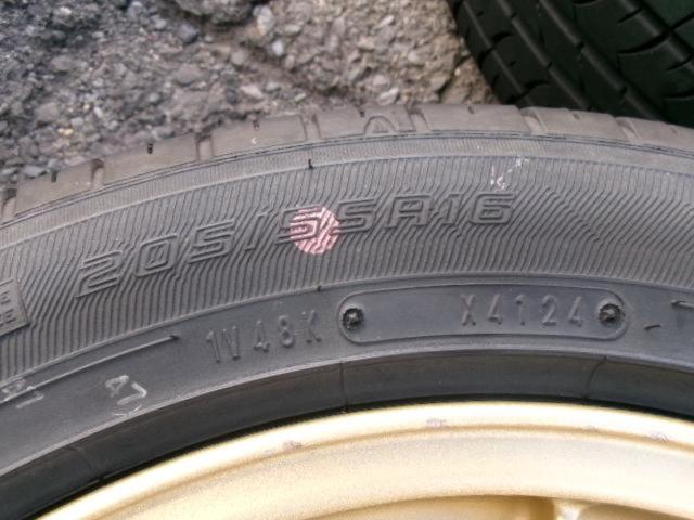 スバル純正 純正OP品 BBS製RG362+GOODYEAR E-Grip ECO EG01 205/55R16 4本セット