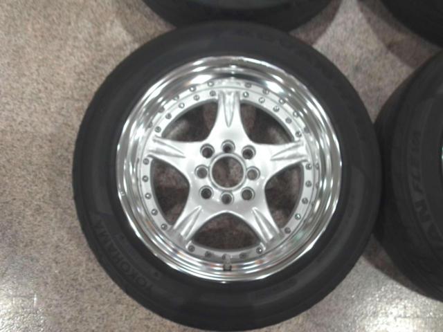 Algernon CST DOALL プレセディオCSTデーモンキャンバー+YOKOHAMA ADVAN FLEVA 195/55R15+205/55R15