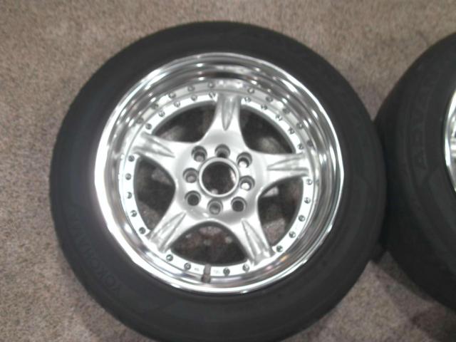 Algernon CST DOALL プレセディオCSTデーモンキャンバー+YOKOHAMA ADVAN FLEVA 195/55R15+205/55R15